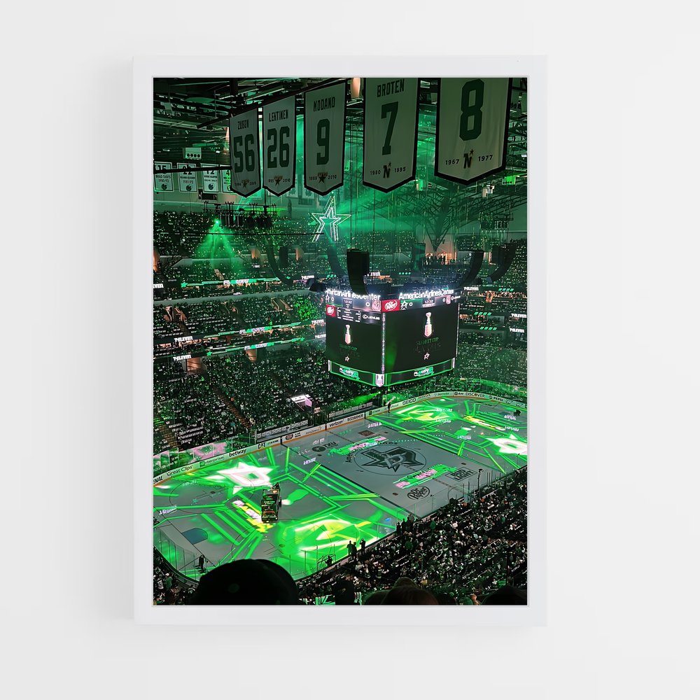 Poster Écho de la Glace – affiche Hockey sur glace (vue 3)